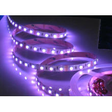 400nm color violeta púrpura flexible tira de LED